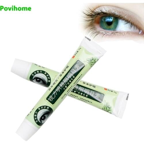 1pcs Eye Cream Reduce Dark Circles Relieve Fatigue Lessen Eyestrain Dry Improve Eyesight Eye Beauty Care Mediacl Ointment
