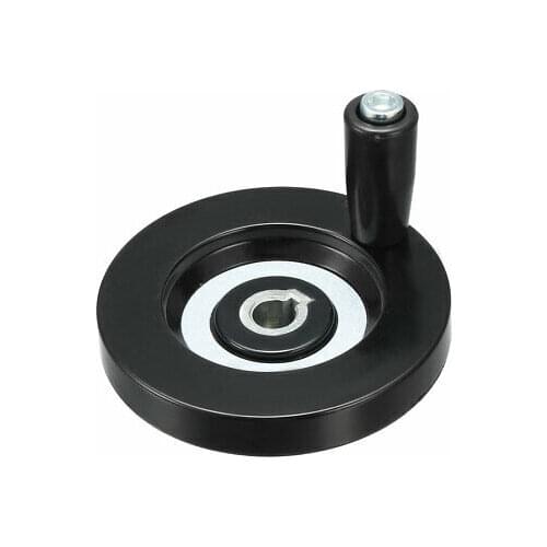 10 x 80mm Back Ripple Hand Wheel w Revolving Handle