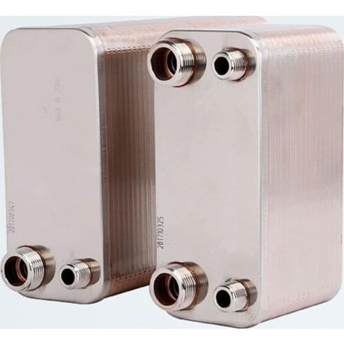 24 Plates stainless steel heat exchanger Brazed plate type water heater SUS304