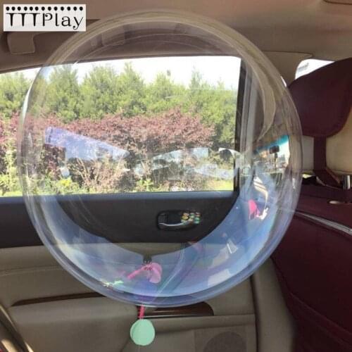 5pcs 18/24 inch No Wrinkle Bobo Transparent Clear Balloons Marriage Wedding Decor Helium Inflatable Balls Gifts Favor Wholesale