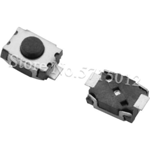 50pcs TS-017A Tact Button Switch 3x4x2.0mm Touch 2 Pins Patch Vertical Type Waterproof Micro Button Key Switch