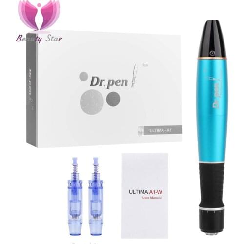 Dr. Pen Ultima A1 Electric Derma Pen Skin Care Kit Tools Micro Needling Pen Mesotherapy Auto Micro Needle Derma Pen & 12 needles