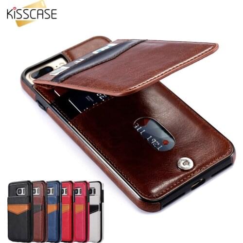 Wallet PU Leather Phone Case For iPhone 11 Pro XR XS Max 6 6s 7 8 Plus Wallet Case Card Slots Shockproof Slim Flip Cover Stand
