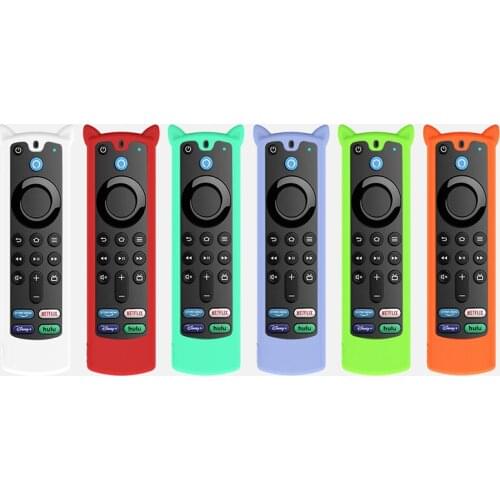 TV Remote Control Cover Protective Case for Fire TV Stick 4K 3rd Gen Controller Silicon Stolve Cover Apple Tv