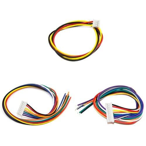 10Pcs Sample 20cm Single PH2.0 Header 2P 3P 4P 5P 6P 7P 8P 9P 10P 11P 12P AWG26 Colorful Wire Cable