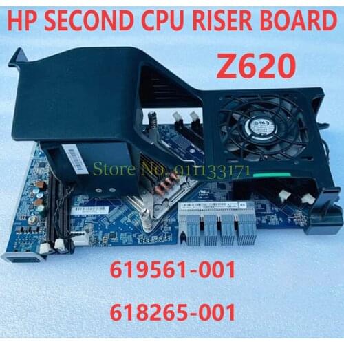 FOR Original HP Z620 Workstation Second 2nd CPU Memory Riser Expansion Board 619561-001 618265-001