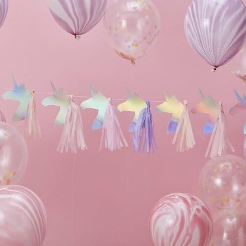 29Pcs Unicorn Photo Props Childrens Toys Birthday Party Decorations Kids Unicorn Party Supplies Baby Shower Decorations WQ01