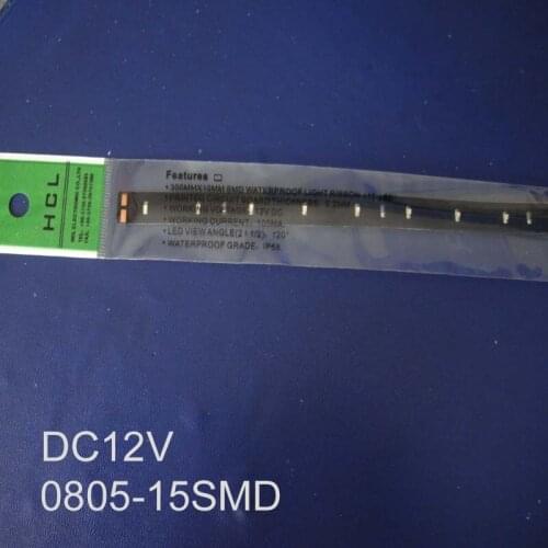 High quality 0805 DC12V 30cm length auto led flex strip, car decorative led soft strip Non-waterproof free shipping 10pcs/lot