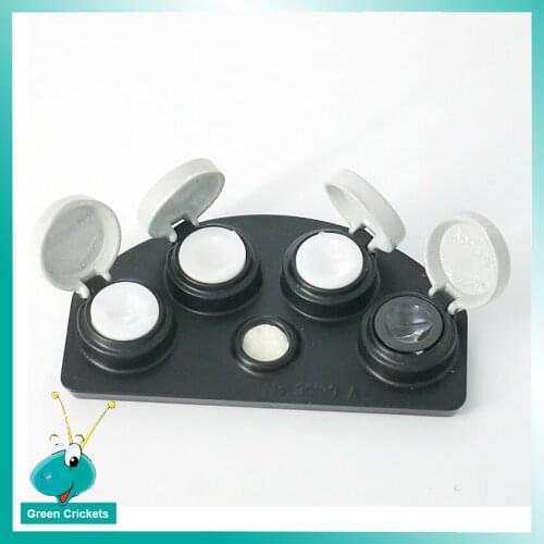 Quality Watch Oiler Dish stand 4 dish watch oil dip tools with cover for watchmakers