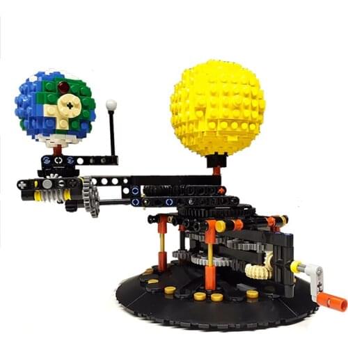 462PCS MOC Block Moon and Sun Model WORLD Creativity mini micro Block Building Blocks Bricks Assem bly Toys Game