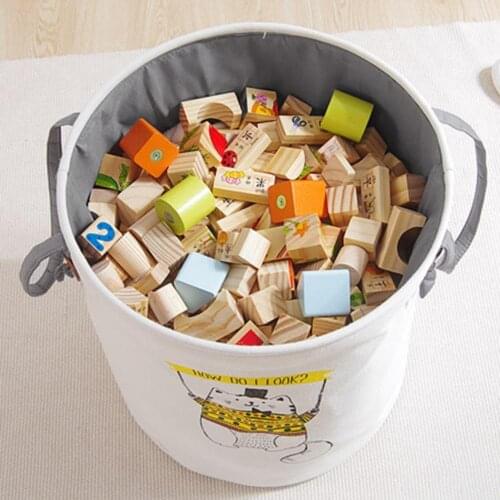 Laundry Storage Basket Cloth Organizer Kids Book Toys Container Home Holder Space Saving Sundries Container Desktop Organization