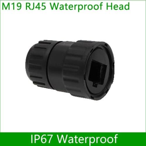 M19 RJ45 waterproof head M19*1.5
