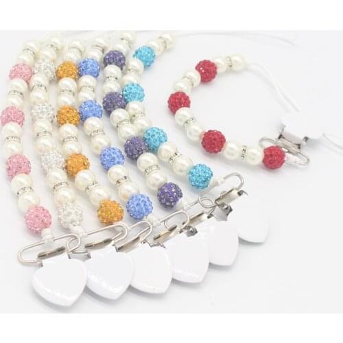 Pacifier Clips Holder Chain Pacifier Chain Infant Teether Holder Pacifier Clip Safe Teething Chain Baby Pacifier Holder Chain