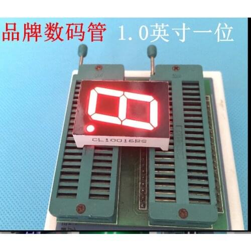 New 1 Bit 1 inch Digital Tube LED Display High red Light 7 Segment Common Cathode/ Anode
