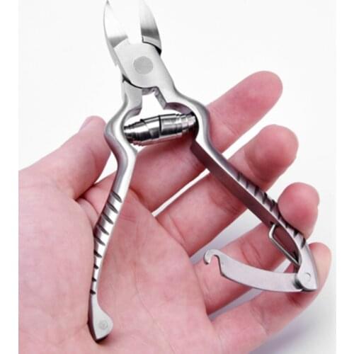 New Stainless Steel Thick Hard Toe Nail Clippers Plier Heavy Duty Pedicure Tools Gourd Shape Cuticle Scissor