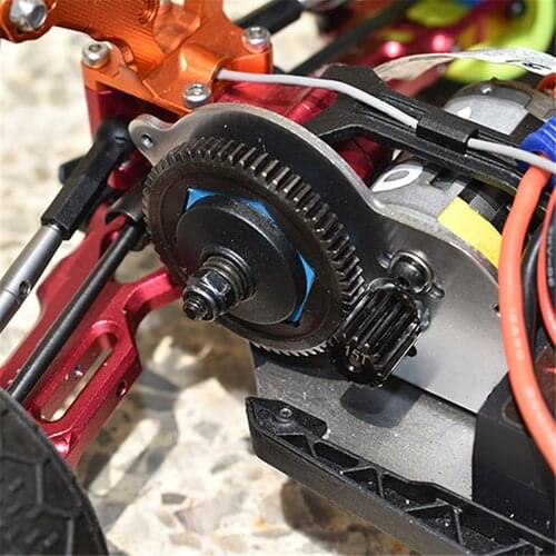 Durable 45# Hardened Steel Center Gearbox Main Gear 59/60T Spur Gear for LOSI 1/18 Mini-T 2.0 2WD Stadium Truck RTR Upgrade Part