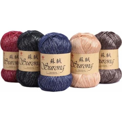 4pcs Yarn For Knitting Carpet Hot Sale Crochet Yarn lanas para tejer 100g/pc ovillos de lana