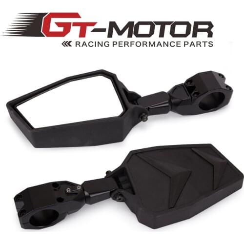 UTV Adjustable Side Mirrors Rear View Mirrors Wide Mirror 1.75" for Polairs RZR 1000 XP 900 XP1000 XP 1000