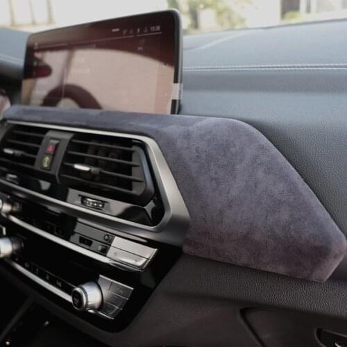 For BMW X3 G01 X4 G02 IX3 G08 Alcant-a Luxury Short Plush Decorative Strip Cover Center Console Car Accessories