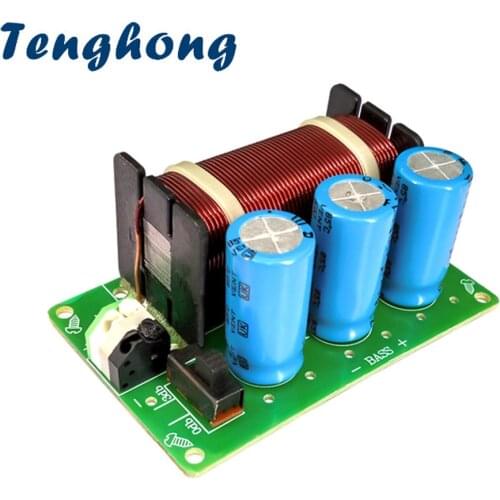 Tenghong 1PCS 200W Subwoofer Speaker Crossover Audio 1 WAY Filter Frequency Divider For 5" Inch 8" Inch Subwoofer Speakers DIY
