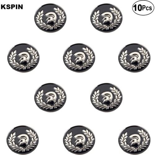 Trojan Helmet Fast Lapel Pin Flag badge Brooch Pins Badges 10Pcs a Lot