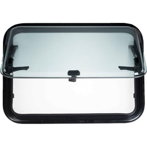 Factory new 350*600mm double-glazed acrylic caravan window RV window