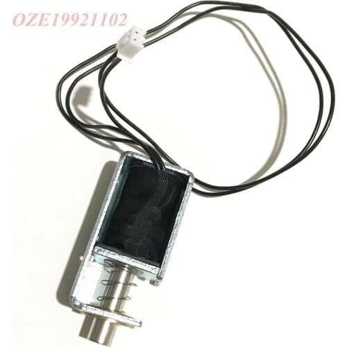 1PC Stroke Push DC Solenoid Electromagnet With Base DC 6V 0.15A 5mm/20g Stroke/strength Action Form Push 0.9W Power 0837L-06K