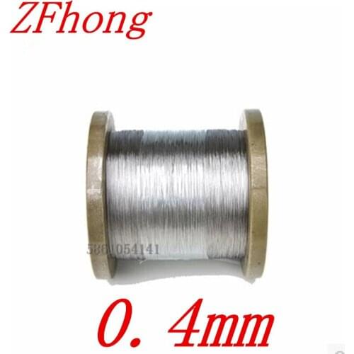 100 meters Diameter 0.4mm 1*7 Stainless Steel Wire Rope steel wire rope steel cord wire line Tow rope clothesline