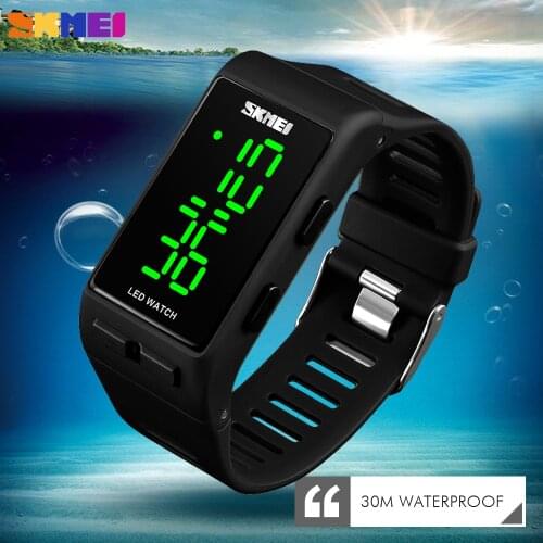 SKMEI Fashion Outdoor Digital Watch Men Women Fitness Sport Waterproof Clock Luxury LED Display Wristwatches Relogio Masculino