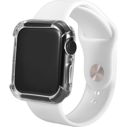 For Apple Watch Screen Protector Cover 38mm 42mm 40mm 44mm Transparent TPU Silicone Soft Shell Cover For Iwatch 1 2 3 4 5 6 Case