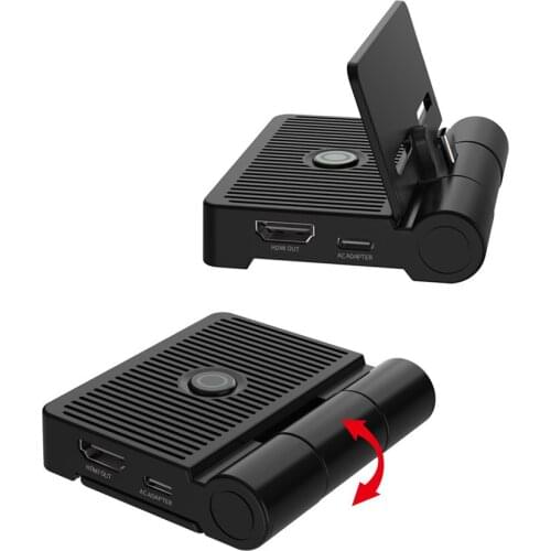 Portable TV Docking Station for NS Switch NS HDMI-compatible USB 3.0 Port Foldable Charging Stand Video Converter Dock