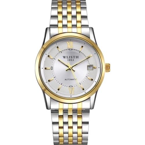 Fashoin WLISTH Brand Waterproof Business Watch Double-sided Hollow-out Gift Watch