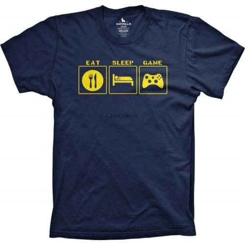 Guerrilla Tees Eat Sleep Game Video Game Shirts Funny Tshirts