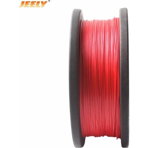 JEELY High Strength 1.2mm 4 Strand Towing Winch Rope UHMWPE 350lbs 500M Cord