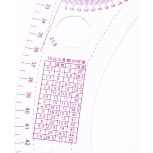 Hot Sale Ruler Tailor Measuring Kit Clear Sewing Drawing Ruler Yardstick Sleeve Arm French Curve Set