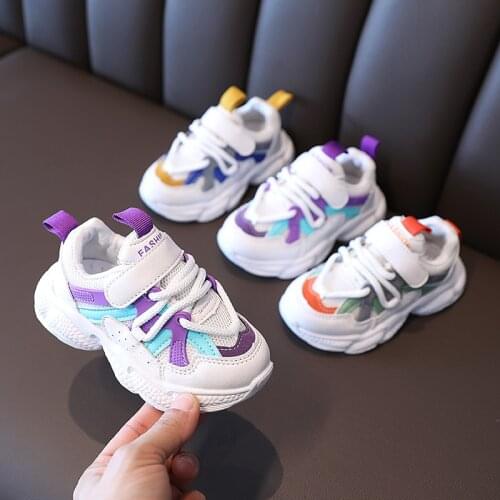 Baby Girls Boys Casual Shoes Infant Toddler Shoes Spring Kids Shoes Breathable Outdoor Soft Bottom Non-slip Children Sneakers