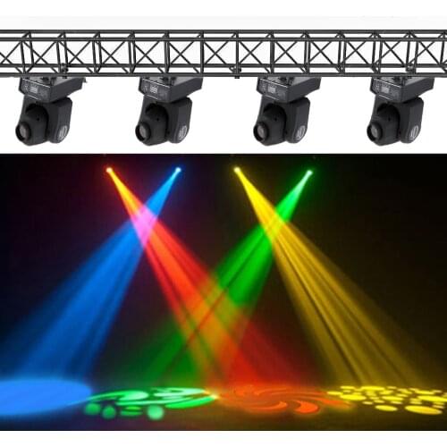 DJ Show Dmx512 Mini Moving Head Light 8 colors Led Stage Light Automatic 9/11 Channel Disco Party Lights Stage Effect New Year