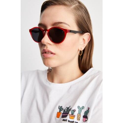 Smart Bone Red Unisex Sunglasses Apsp046902