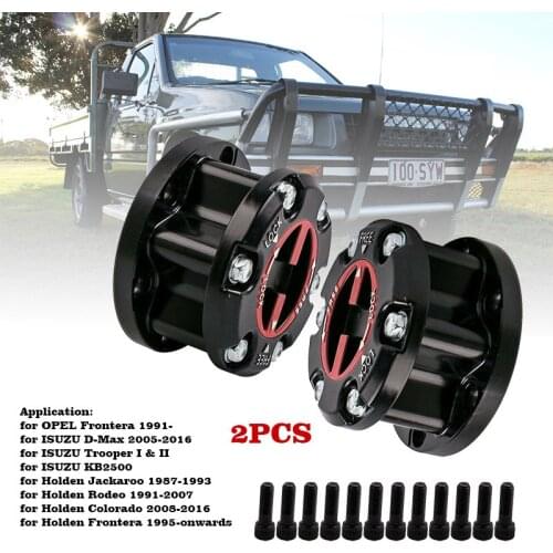 2 piece x fOr ISUZU Pickup Trooper OPEL Frontera Holden Jackaroo Free wheel hub LOCKING HUBS AVM433 897113446PT 8971134460 B022