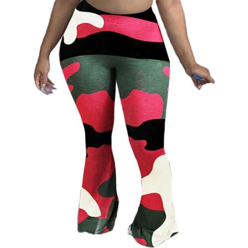 Leisure Fat Womens Wear Trumpet Casual Pants Womens Pants Pregnant Womens Shopping Street Clothing Fashion Exercise Pants