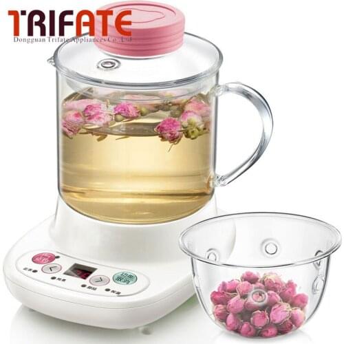 YSH-A03C5 multi-function reservation thermostat boiling teapot glass electric kettle health pot