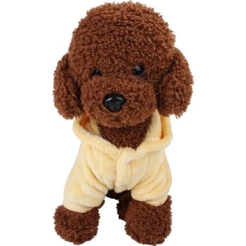 PUOUPUOU Funny Pet Dog Clothes Winter Warm Pet Clothes Coat Cute Dog Clothes Hoodies for Small Dogs Coat Ropa Para Perro XS-XXL