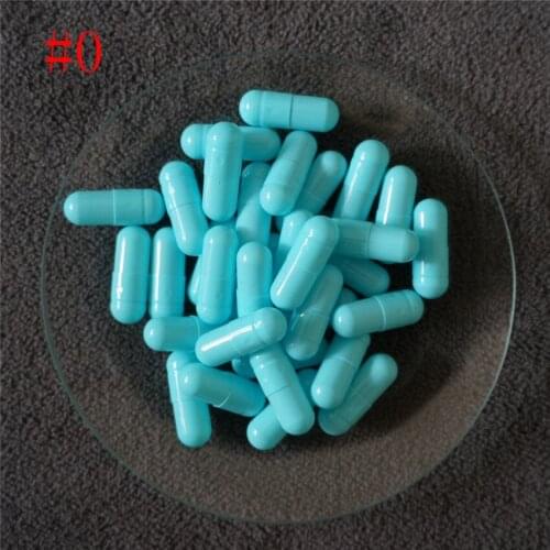 0# 1000pcs 0 Size High Quality Hard Gelatin Empty Capsules, Hollow Gelatin Capsules ,DIY Joined or Separated Cosmetic Capsules