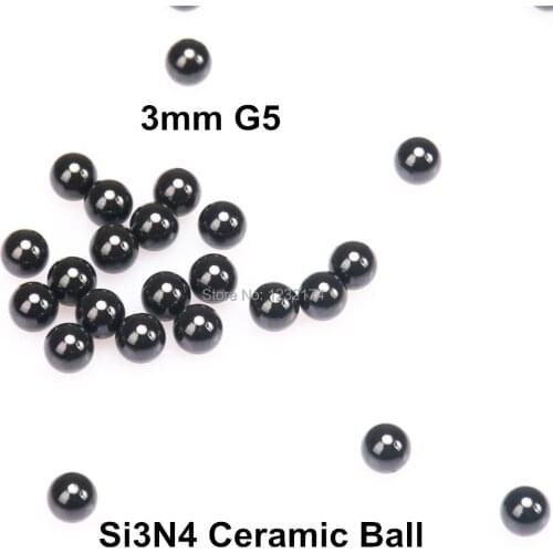 3mm Silicon Nitride Ceramic Ball Si3N4 G5 100PCS/Lot used in Bearing,Pump, Valve ball, linear slider, etc. 3mm ceramic ball