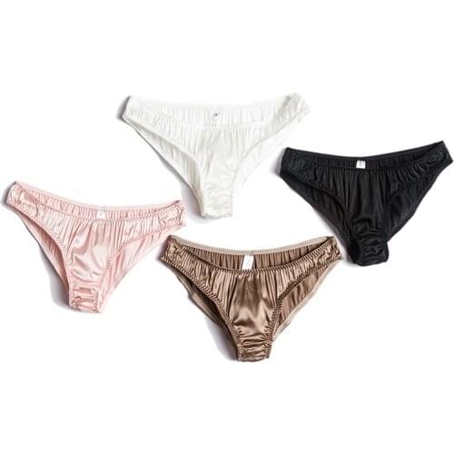 3pcs/lot Women G String 92% Natural Silk 8%Spanded Sexy Panties for Women T Shape Underwear Healthy Lingerie 2019 New