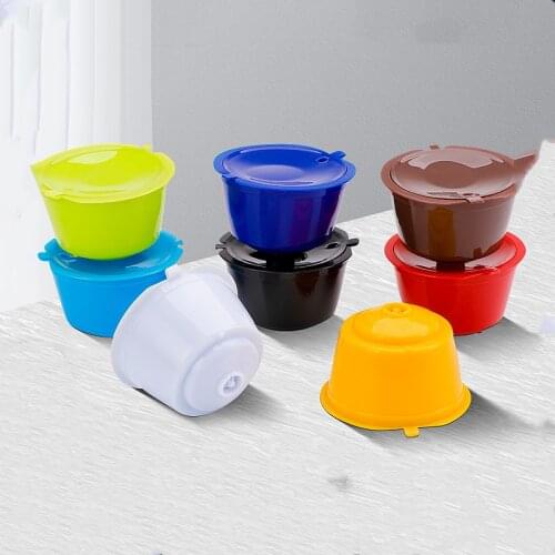 5PCS Refillable Coffee Cup Holder Pod Strainer for Dolce GustoCoffee Machine Reusable Capsule Coffee Cup Filter For Nescafe