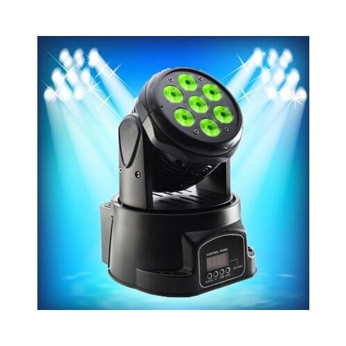 7*10W 4in1 LED moving head sport wash Lights KTV Private Room Bar Wedding Colorful Rotating Light