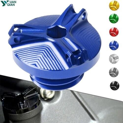 For Suzuki GSR750 2013 2014 2015 Motorcycle accessories M20*2.5 Engine Oil Filter Cup Plug Cover Screw