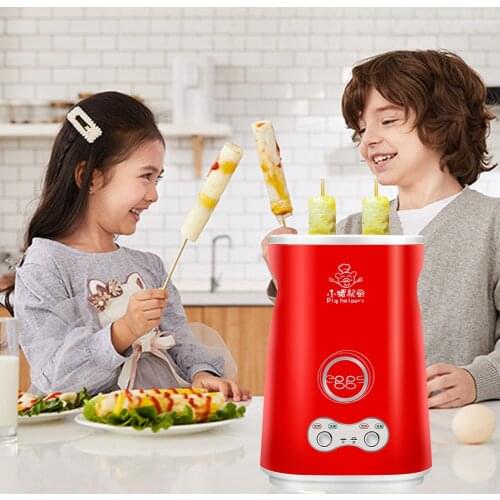 Double Tube Egg Boiler Automatic Electric Sausage Pancake Roll Machine Home Kitchen Multifunctional Breakfast Maker