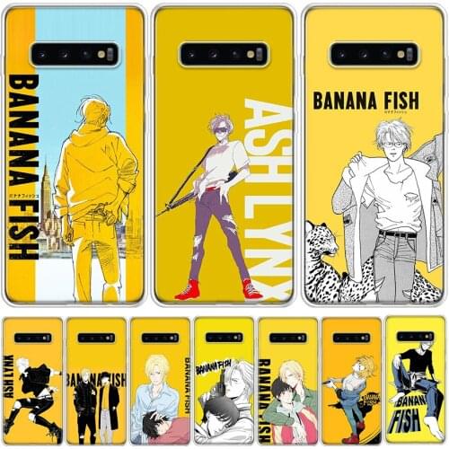 Banana Fish Cartoon Phone Case For Samsung GalaxyA90 A71 A70 A51 A50 A41 A40 A30 A21 A10 A9 A8 A7 A6Plus M30S A20E A01 A10S A20S